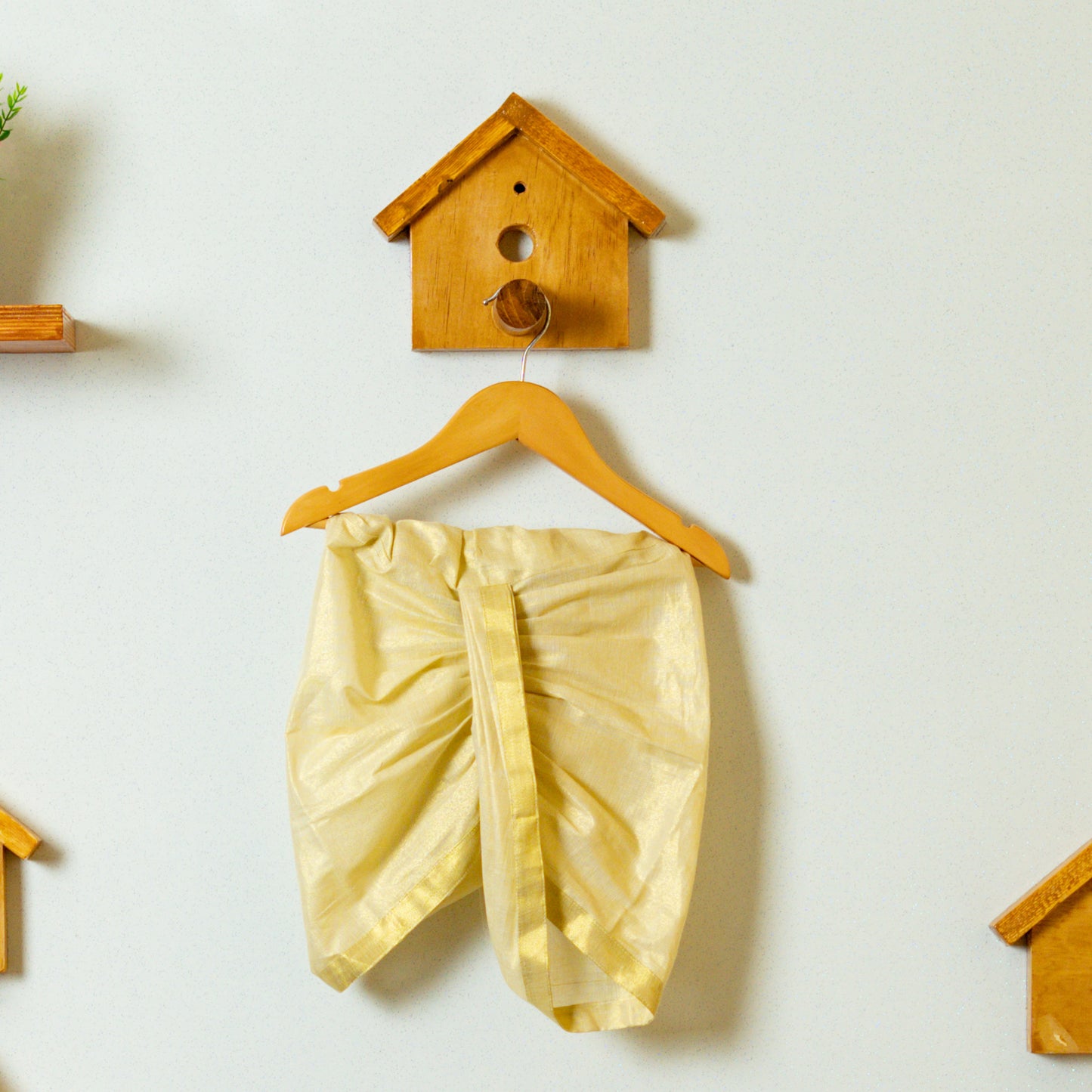 Pre Order: Kasavu Tissue Dhoti