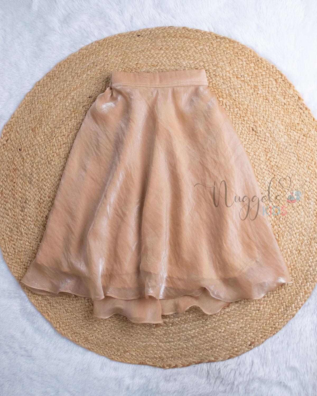 Ready to Ship: Copper Space Silk Lehenga