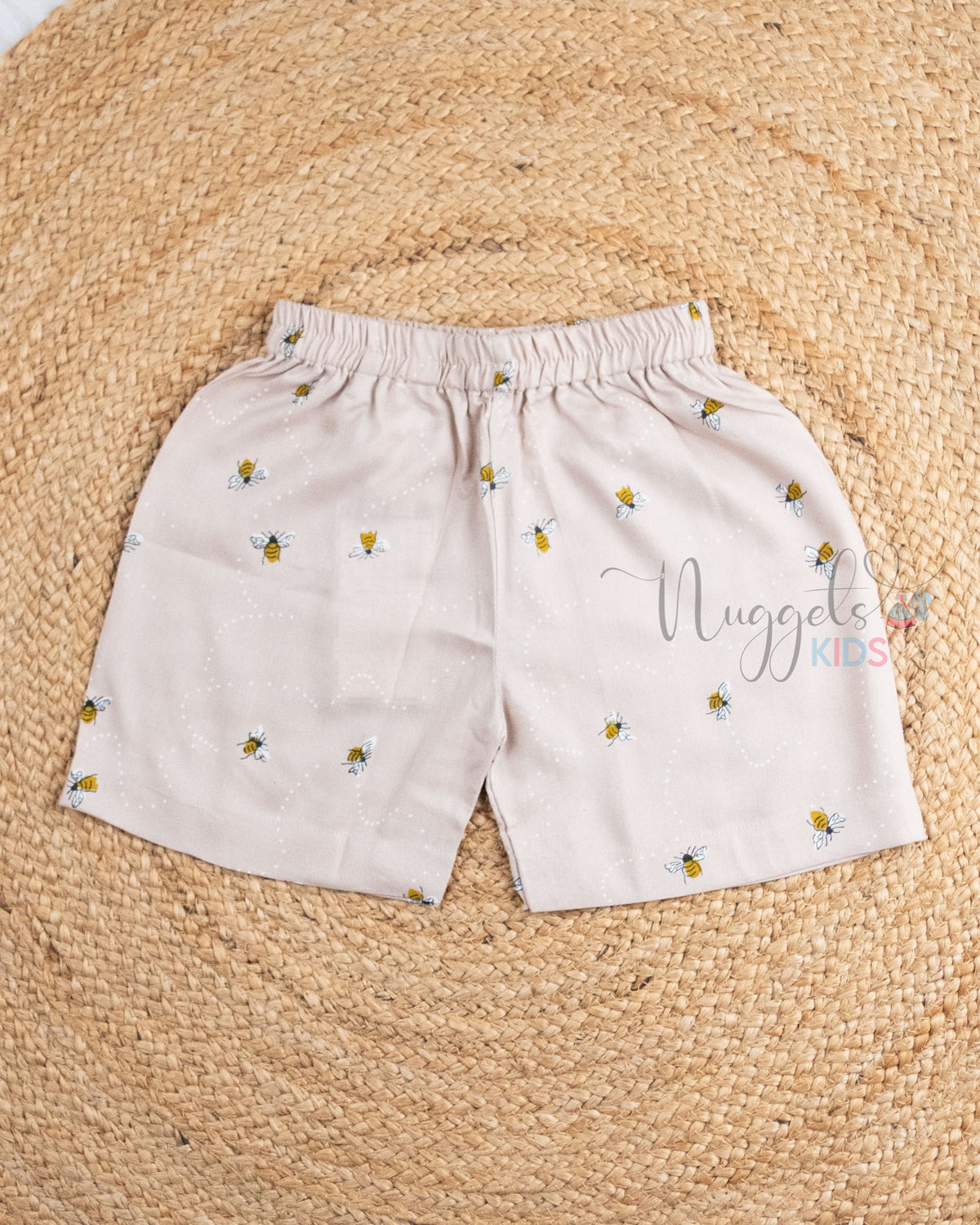Ready to Ship: Beige Bee Cotton Co_ords