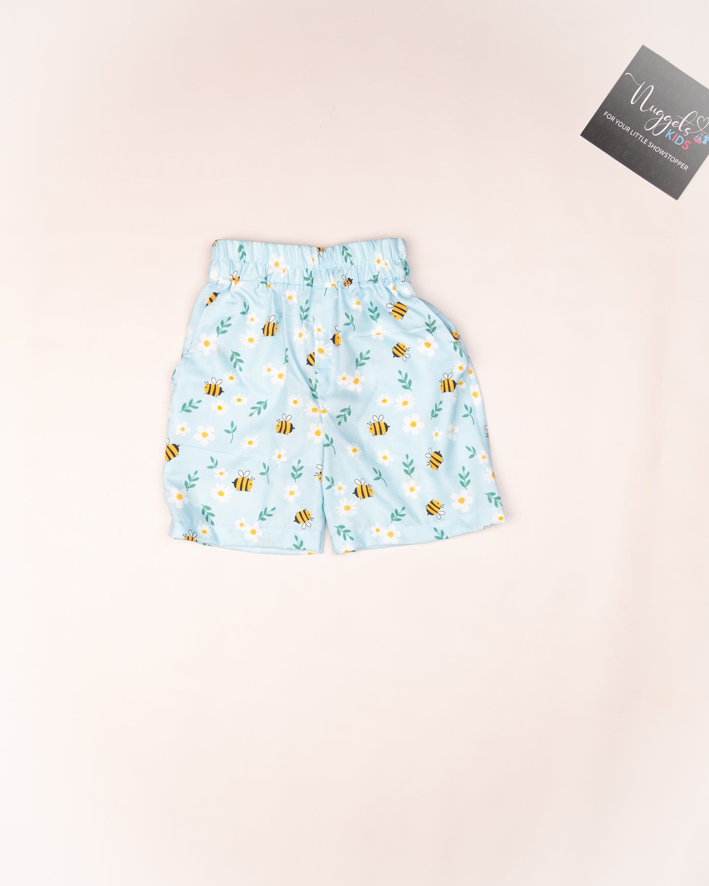 Ready to Ship: Busy Bee Printed Swiss Cotton Co-ord Set