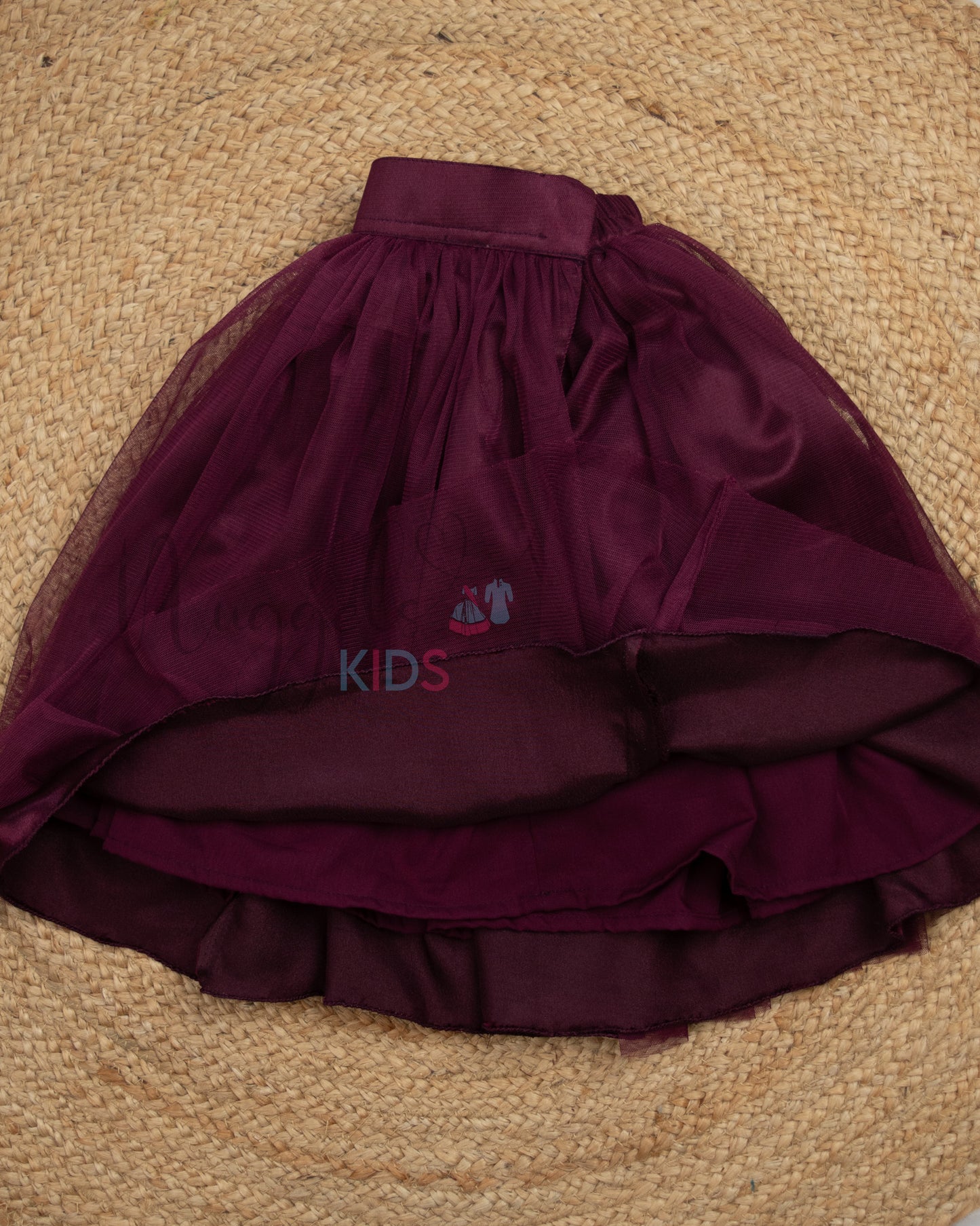 Ready to Ship: Deep Purple Skirt Lehenga