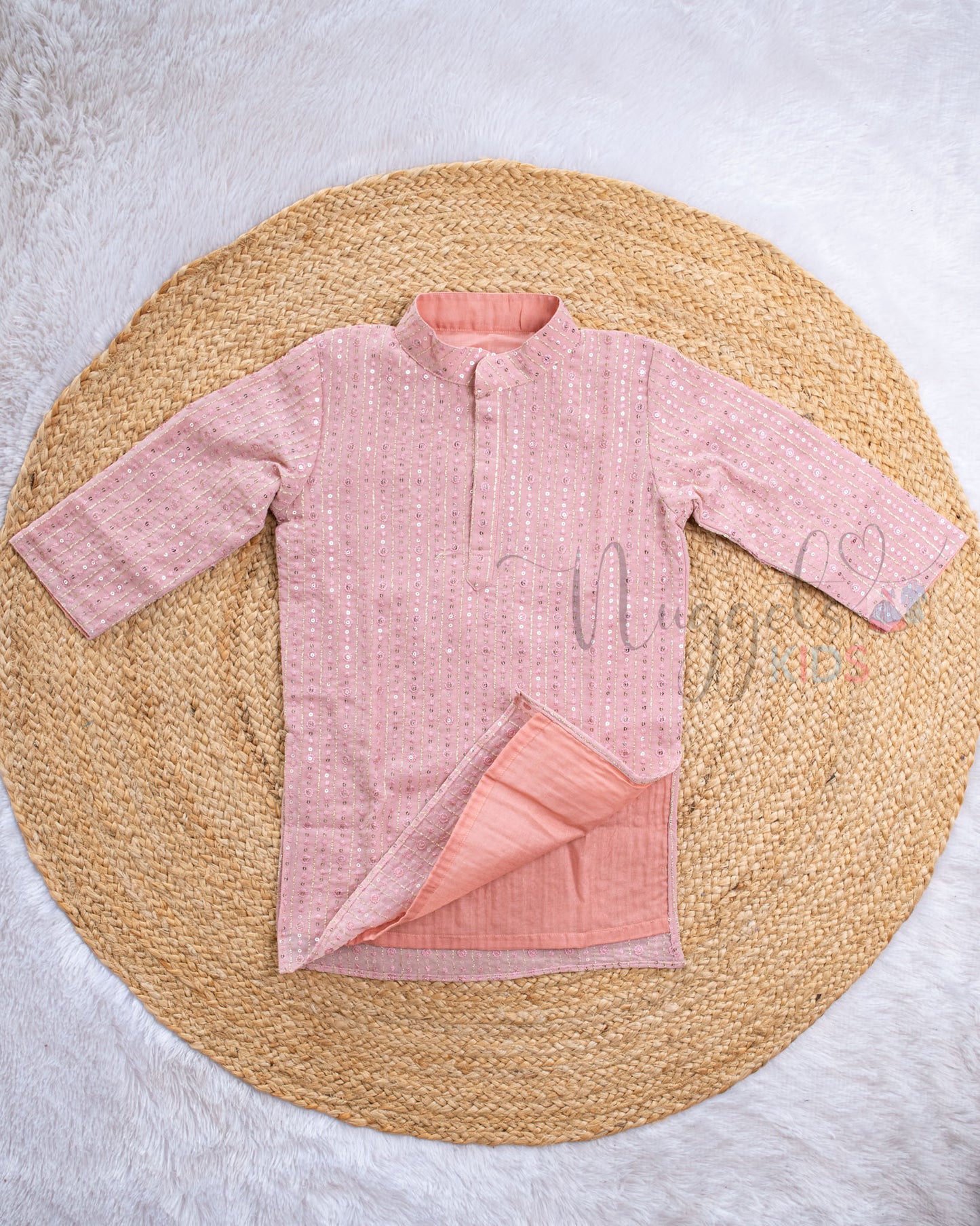 Pre Order: Royal Riwaz Embroidered Kurta