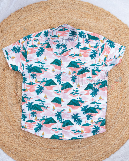 Ready to Ship: Island Hop Linen Viscose Co-ord Set