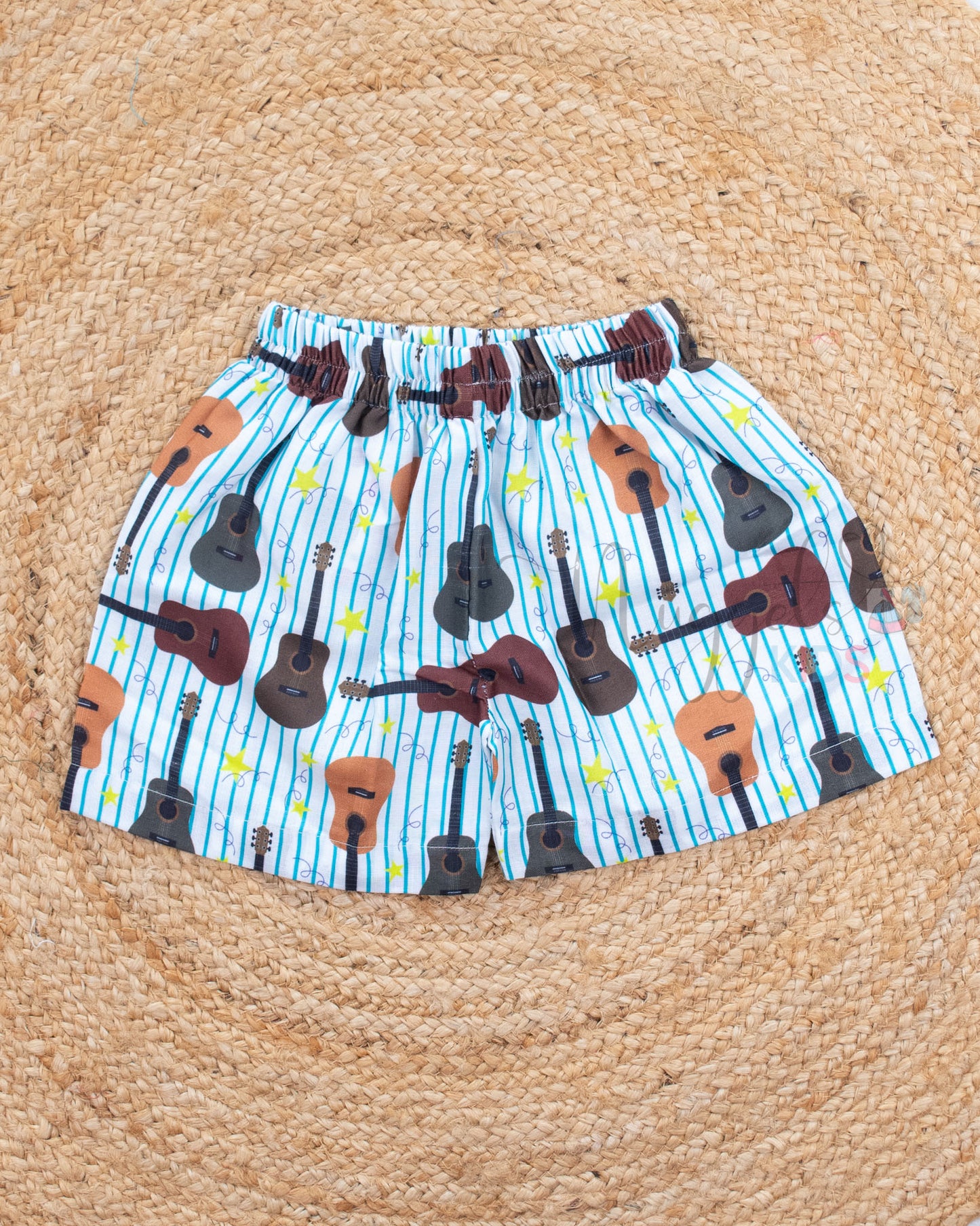 Ready to Ship: Music Vibe Linen Viscose Co-ord Set