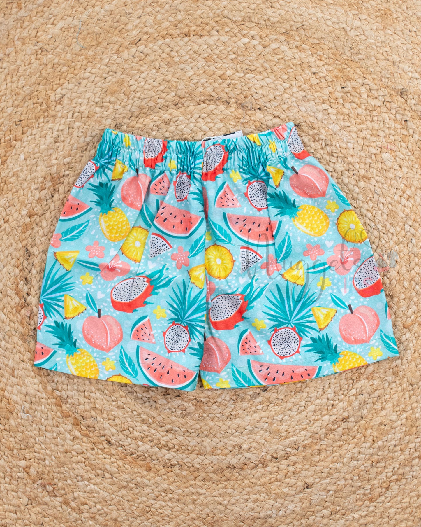 Ready to Ship: Slice Frutti Linen Viscose Co-Ords Set