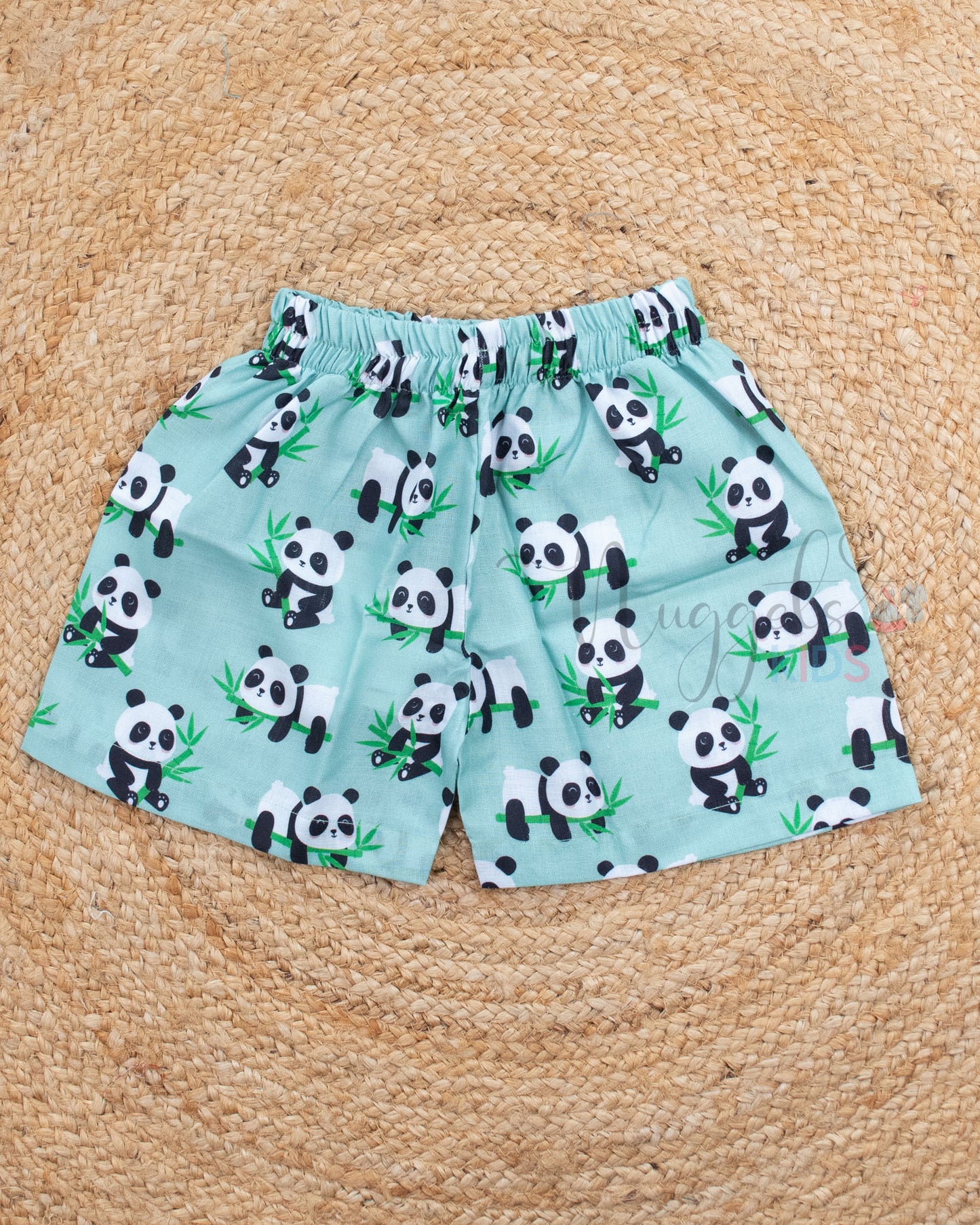 Ready to Ship: Panda Pop Linen Viscose Co-ord Set