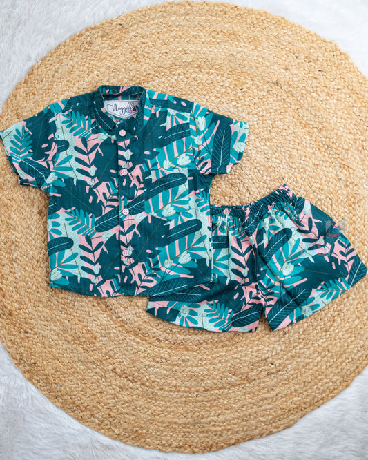 Ready to Ship: Goan Charm Linen Viscose Co-ord Set