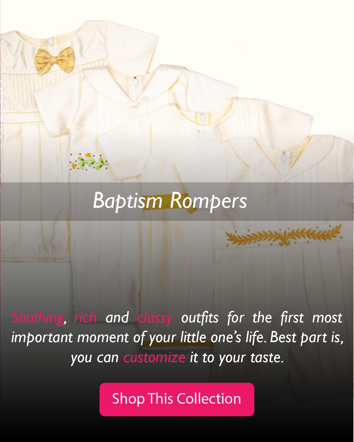 Baptism Rompers