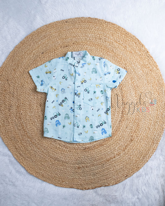 Ready to Ship: MIGHTY TRACTOR Casual Shirt