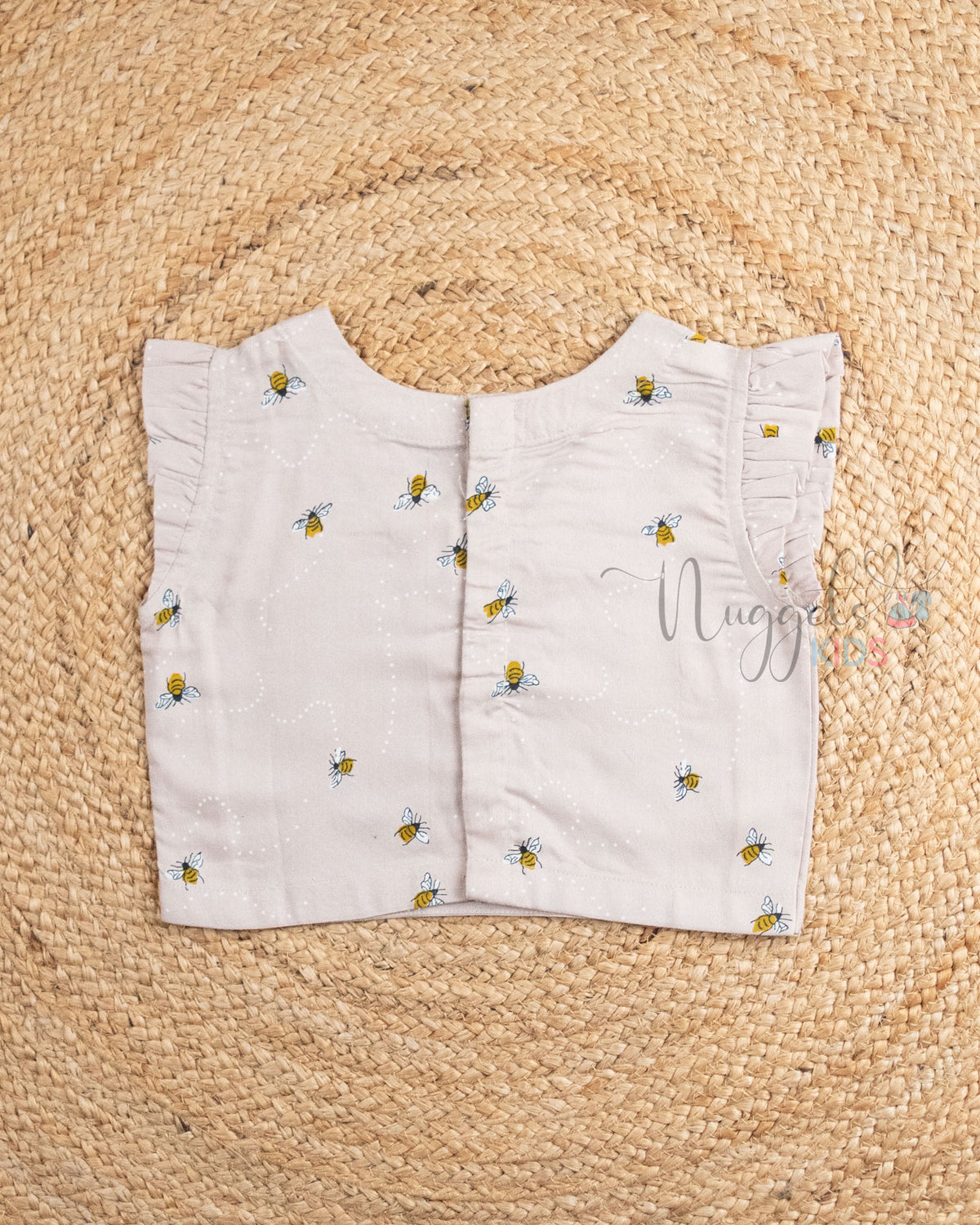 Ready to Ship: Beige Bee Cotton Co_ords