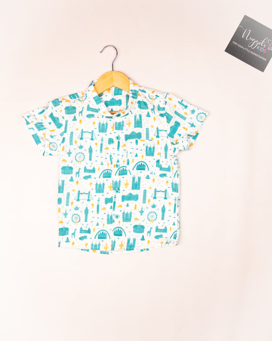 Ready to Ship: London Printed Swiss Cotton Co-ord Set