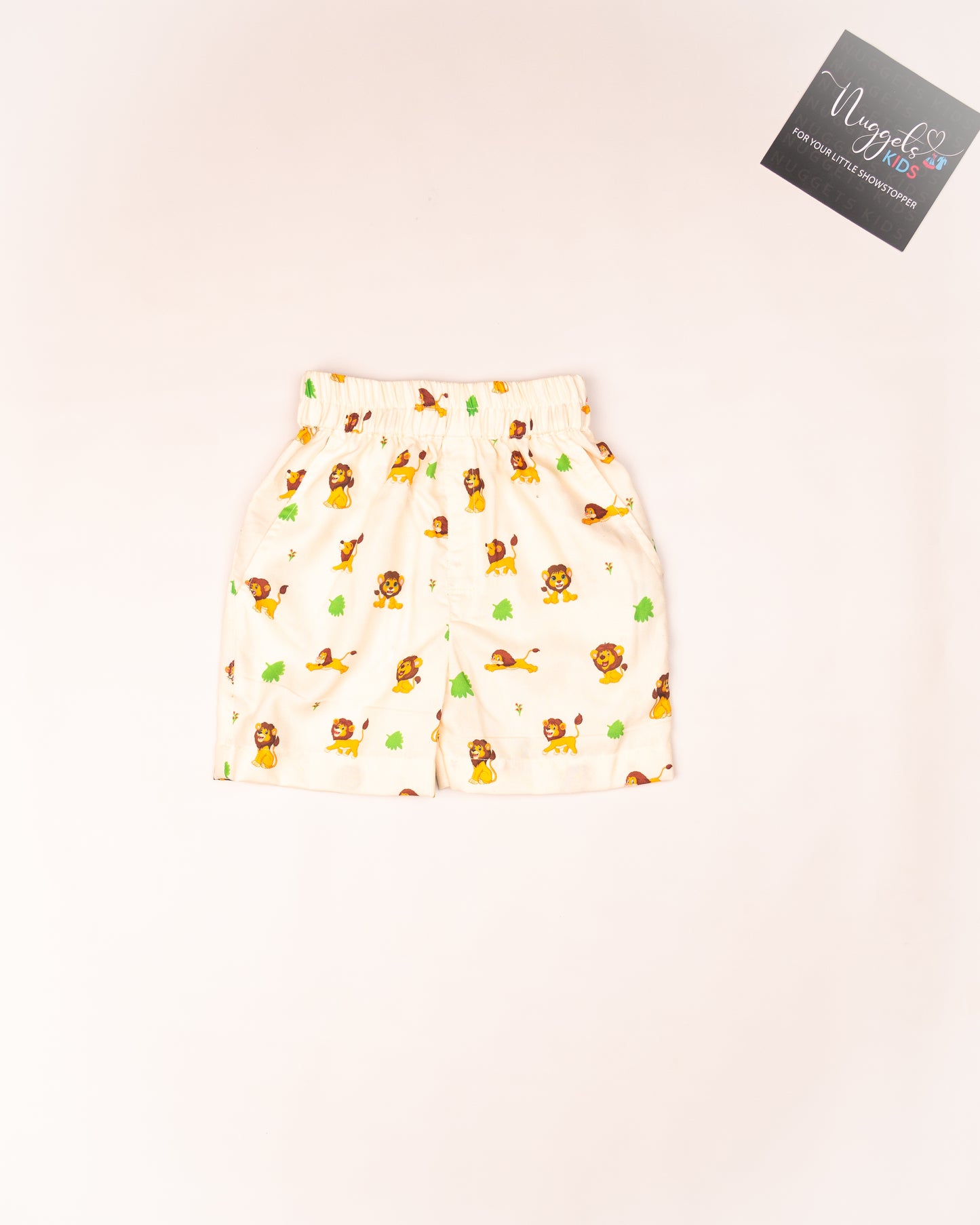 Ready to Ship: Lion King Printed Swiss Cotton Co-ord Set