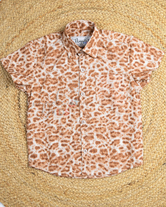 Ready to Ship: Tiger Printed Linen Co-Ord Sets