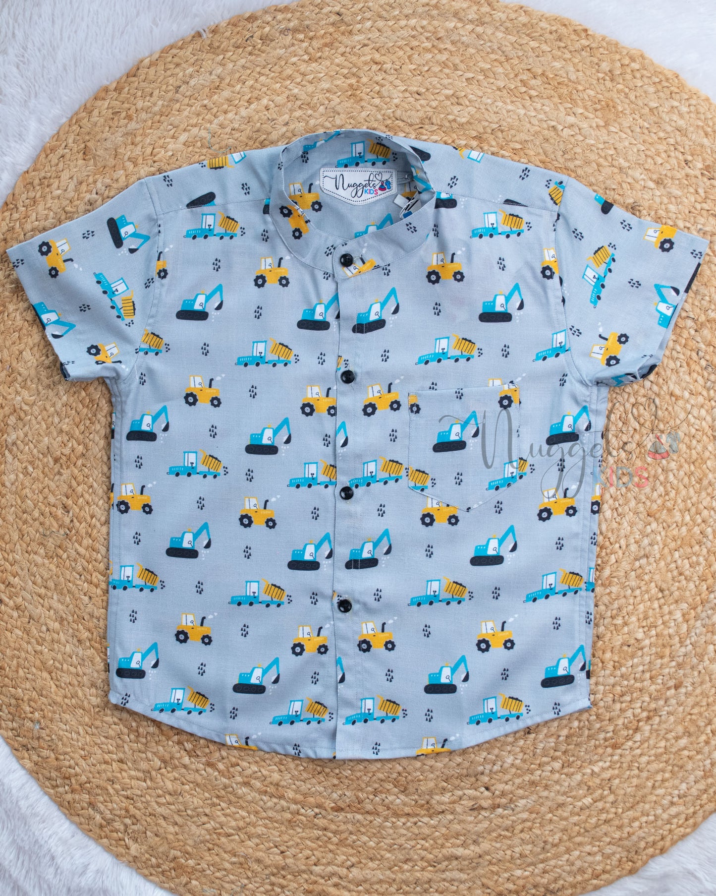 Ready to Ship:  Little Loader Linen Viscose Cotton Shirts