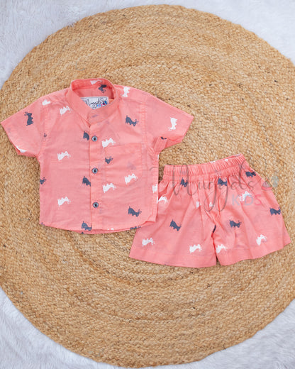 Ready to Ship: Snuggle Bunny Cambric Cotton Co-ord Set