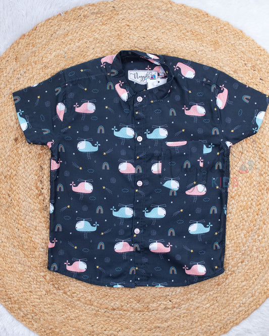 Ready to Ship: Rotor Ride Linen Viscose Co-ord Set