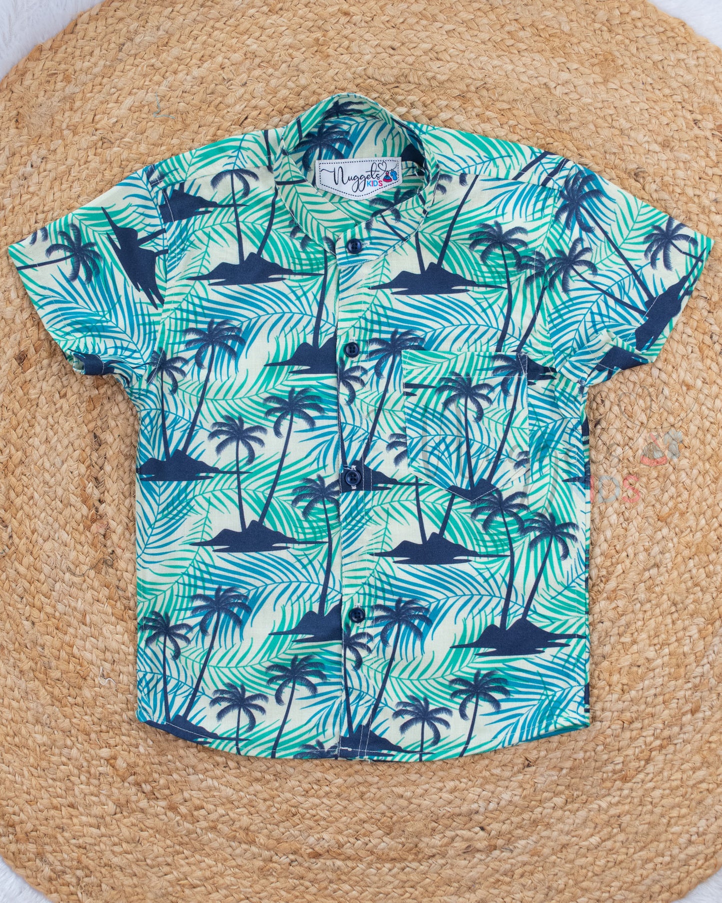 Ready to Ship: Wilderness Mode Viscose Cotton Co-ord Set